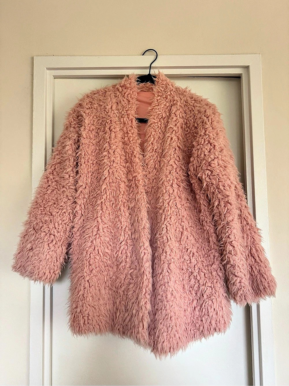 My Clar Teddy Jacket in Pink Size Small Like New